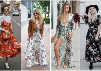 Busana Motif Floral Sedang Kembali Hits, Biar Modis Kaya Fashion Blogger, Ini Tips Mix and Matchnya