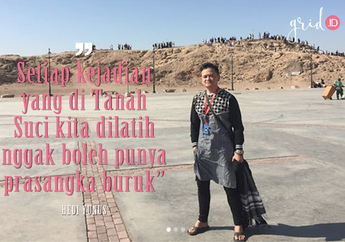 Kehilangan Sendal Jepit Saat Umroh, Begini Reaksi Hedi Yunus