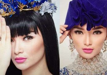 Zaskia Gotik Tampil Memesona dengan Balutan Kebaya Rancangan Anne Avantie, Anggun Banget!