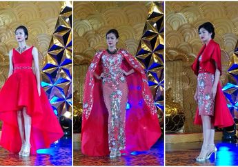 Desainer Rudy Chandra Usung Teknik Bordir Indonesia dalam Koleksi Busana Imlek 2018 di Fashion Show Golden Glam Emporium Pluit Mall