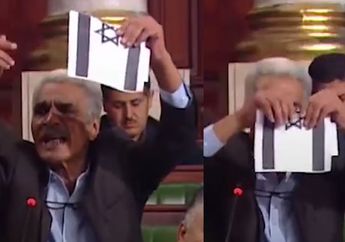Penyebab Aksi Nekat Anggota Parlemen Tunisia Robek Bendera Israel