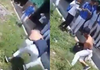 Miris! Bukannya Melerai, Kerumunan Siswa Malah Rekam Dua Pelajar Lakukan Duel Satu Lawan Satu