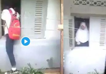 Beredar Sebuah Video Siswa Masuk Lewat Jendela dan Siswi yang Membuat Netizen Penasaran