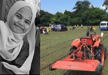 Ngeri! Bak Film Final Destination Seorang Siswi Tewas Setelah Kepalanya Terbelah karena Traktor Pemotong Rumput