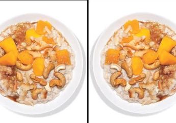 Nambah Variasi, Sarapan Sehat dengan Oatmeal Mangga dan Kacang Mete Aja yuk!