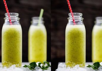 Di Siang yang Panas, Segarkan Harimu dengan Pineapple Mint Smoothie Ini yuk!