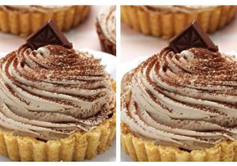 Nggak Perlu Pakai Oven, yuk Bikin Tiramisu Tart, Krimnya Bikin Nagih!