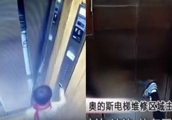 Seorang Bocah Laki-laki Lakukan Peregangan di dalam Lift, Tak Disangka Ini yang Terjadi Kemudian