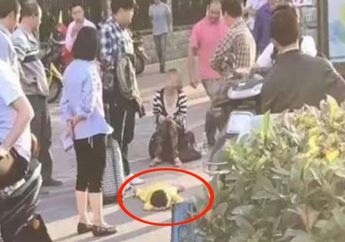 Tendang Anaknya yang Masih Kecil hingga Tersungkur di Jalan, Wanita Ini Justru Bikin Orang Lain Terenyuh Setelah Tahu Faktanya