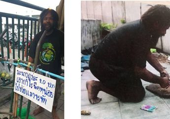 Dari Luar Terlihat Jorok, Gelandangan Dekil itu Ternyata Jualan Jeruk Demi Alasan Mulia, Netizen Menangis