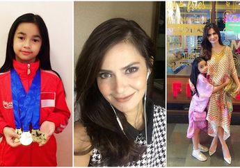 11-12 dengan Sang Mama, Ini Kecantikan Sidney Azzkasyah Yusuf Putri Cantik Cut Tary yang Baru Berusia 10 Tahun!