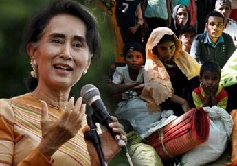 Ramai Isu Kemanusiaan Rohingya, Begini Penampilan Aung San Suu Kyi, Penerima Nobel Perdamaian Yang Masih Bungkam