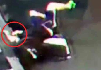 CCTV : Seorang Pria Terjebak Barbel Seberat 120 Kg yang Nyangkut di Lehernya, Berikut Videonya, Ngeri!