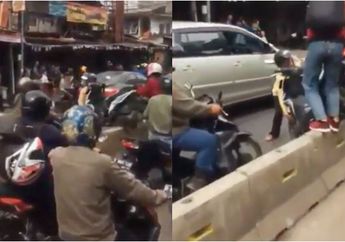 Jangan Dicontoh! Aksi 'Solidaritas' Ini Berujung Tilang dari Pak Polisi! Kocak, Lihat Videonya