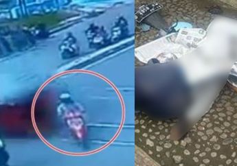 Aksi Nekat Emak-Emak Berstatus PNS, Innalillahi...Bokong Motornya Disambar Kereta Api Argo Parahyangan