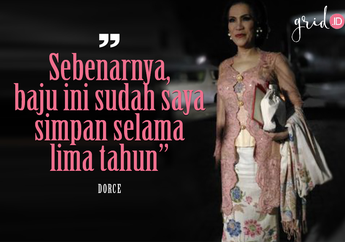 Hadir Dipernikahan Kahiyang Ayu, Dorce Memakai Pakaian Simpenannya dari Lima Tahun Lalu
