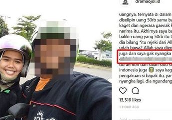 Berkat Bantu Pengendara Motor, Driver Ojek Online Tak Sangka Dapatkan Hal Ini! Ternyata yang Ia Tolong...