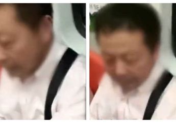 Akibat Sentuh Paha Seorang Wanita Di Gerbong Kereta, Pria Tua Ini Kena Tampar