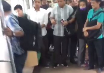VIDEO: Penumpang KRL Ketakutan Saat Ada Ular di Kereta