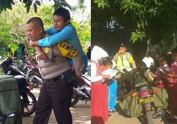 Mulia Banget Hati Pak Polisi Ini, Sebagian Gaji Disisihkan Hanya Demi bantu sesama