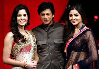 Sama-sama Pernah Beradu Akting dengan Shahrukh Khan, Begini Gaya Anushka Sharma dan Katrina Kaif Saat Mengenakan Outfit Mirip