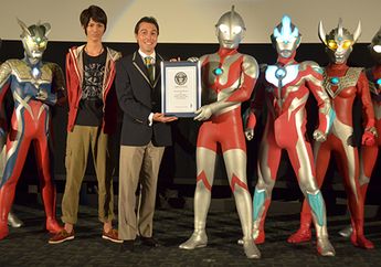 Ultraman Raih Penghargaan dari Guinness Book of World Records