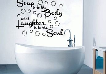 Wallsticker untuk Menghias Kamar Mandi