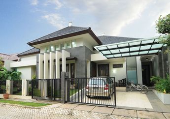 Fasad Simetris yang Modern