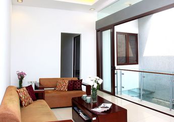 Ruang Keluarga nyaman dengan furnitur minimalis