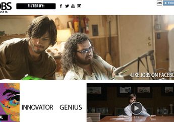 Situs Resmi Film “Jobs” Telah Rilis (Desainnya Datar)