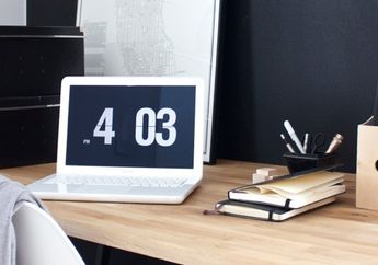 Fliqlo: Screensaver Pilihan Minimalis