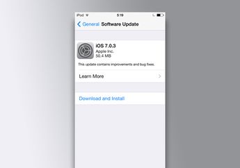 Apple Merilis iOS 7.0.3 Dengan Perbaikan Kalibrasi Accelerometer