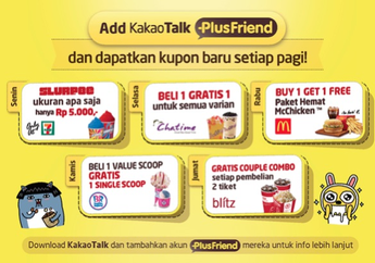 Promo Plus Friend KakaoTalk Membuat Hari Kerja Jadi Menyenangkan