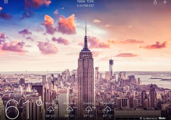 Update Yahoo! Weather: Kini Tersedia Untuk iPad