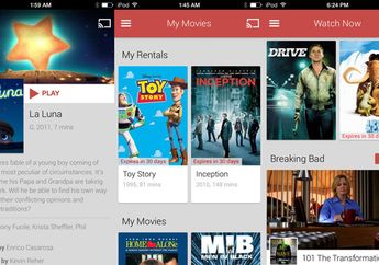 Google Play Movies & TV Hadir di App Store