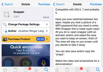 Tweak Snapper: Kirim Screenshot Layar Dengan Lebih Cepat