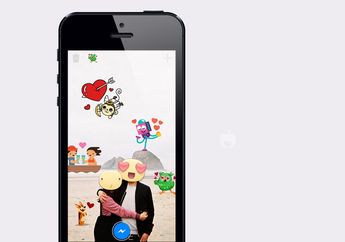Stickered for Messenger: Edit Foto Narsis dengan Facebook Stickers
