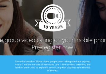 Rayakan Ultah ke-10, Skype Segera Merilis Grup Video Call di iPhone