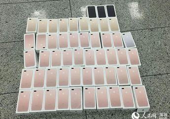 Polisi China Berhasil Gagalkan Penyelundupan 400 iPhone 7 dari Hong Kong