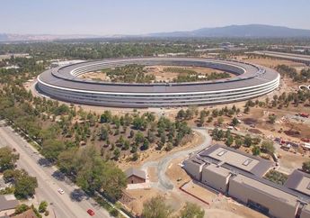 (Video) Pembangunan Auditorium, Kolam, & Visitor Center di Apple Park Hampir Beres