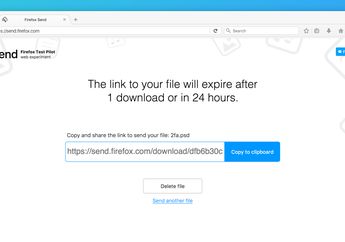 Send by Firefox, Layanan Unggah Dokumen Ekstra Mudah dan Aman