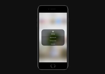 Cara Akses AirDrop di Control Center iOS 11