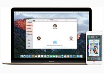Cara Menambahkan AirDrop di Dock macOS Sierra