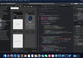 (Foto) Bocoran Tampilan XCode 10 dengan Dark Mode dan Aplikasi News