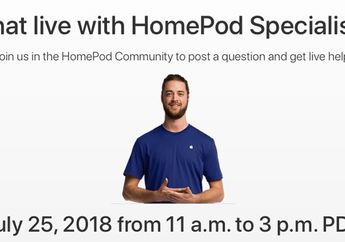 Apple Umumkan Acara Chat Live dengan HomePod Specialists
