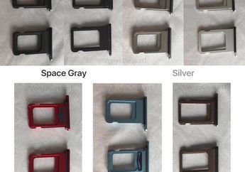 (Foto) Sim Tray iPhone 6.1 inci LCD Dengan 5 Warna