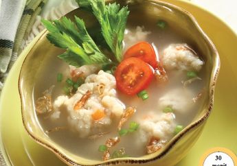 Sup Bakso Rumput Laut, Menu Penambah Energi Mama