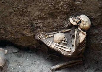 Arkeolog Temukan Belulang Manusia dalam Kondisi Berpelukan