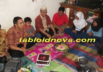 Gugun Gondrong Rayakan Ulang Tahun Bersama Anak Yatim