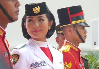 Maria Felicia Gunawan, Pembawa Baki Bendera Pusaka yang Curi Perhatian Netizen